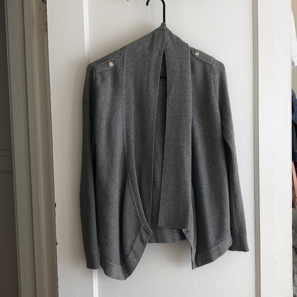 Gray sweater